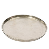 Decoris Aluminium Plate 35cm - Silver,